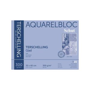 Terschelling Glad Aquarelpapier Blok 300gr 30×40 20vel.