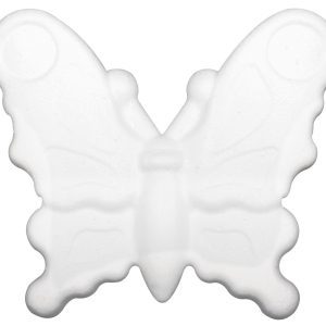 Styropor-vlinder 12.5cm Plat