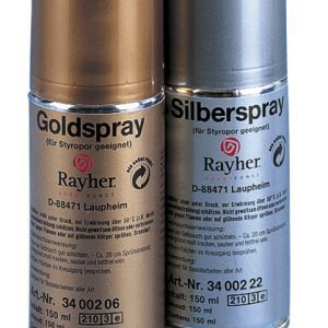 Styropor Deco-spray 150ml Zilver